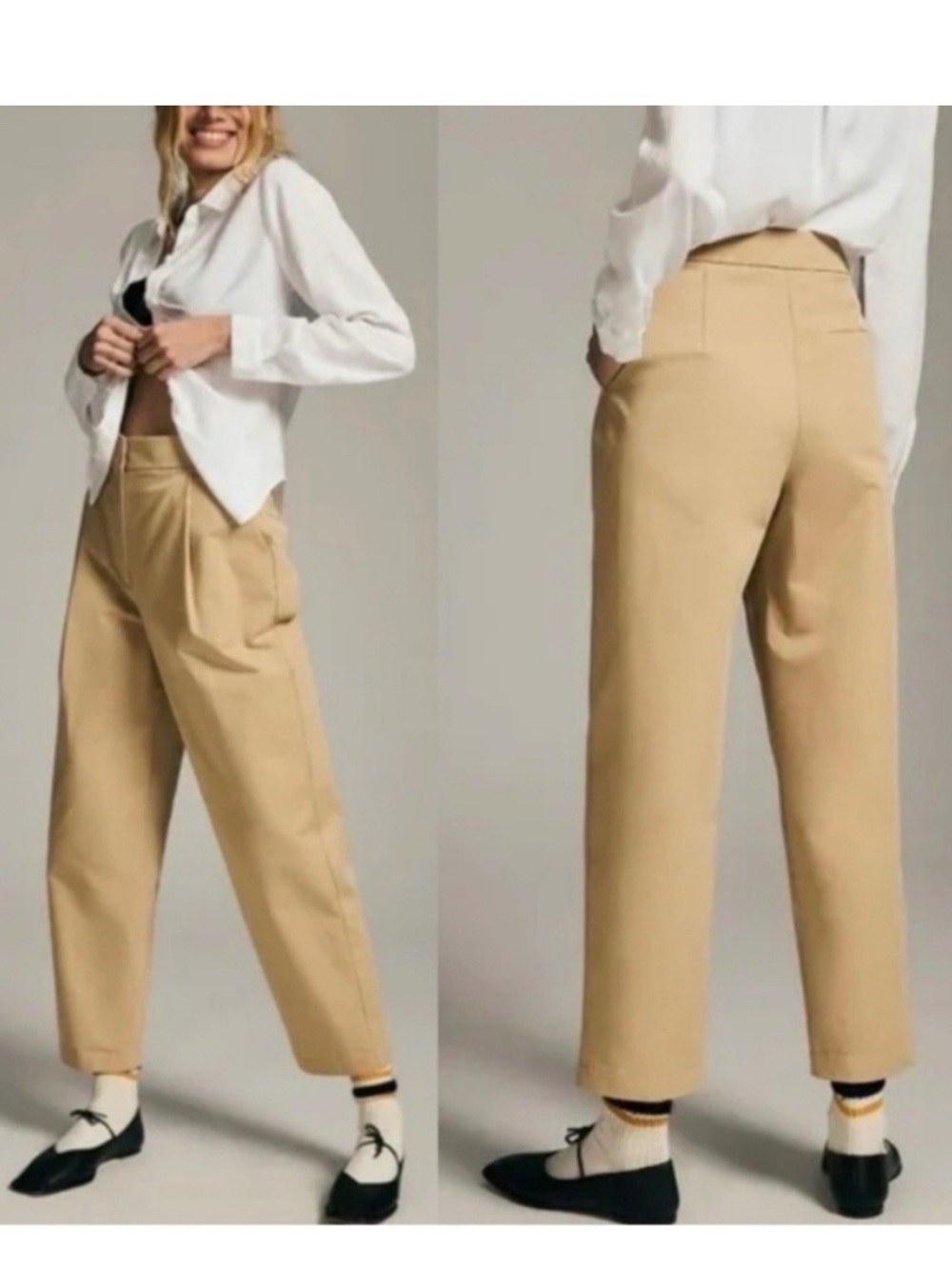 Exquise Tailored Pleated Trousers